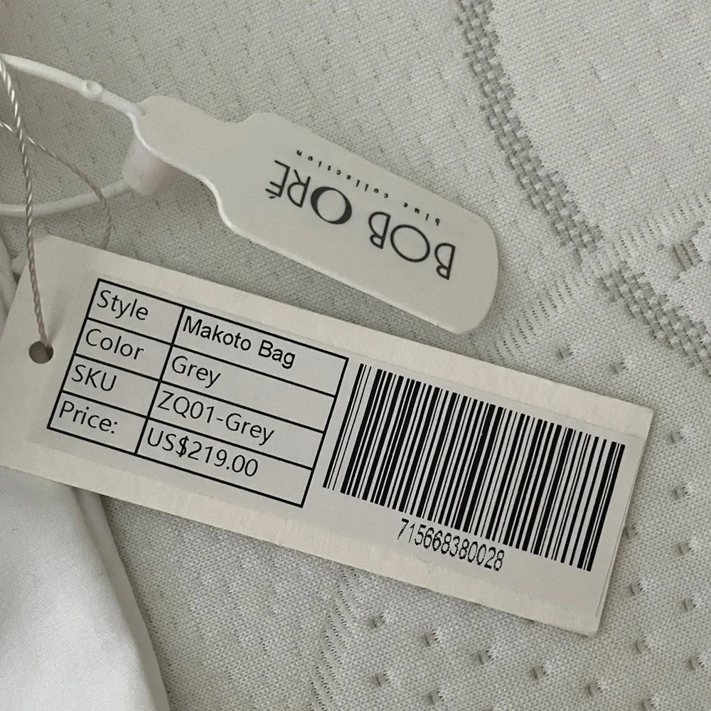 NWT Bob Ore Makato Bag in Grey - Picture 12 of 12